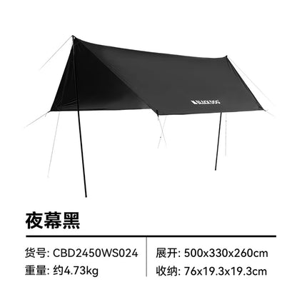 BLACKDOG OUTDOOR ブラックドッグ スクエアキャノピー ヘキサゴンタープ タープ 天幕 cbd2450ws024 CBD2450WS026