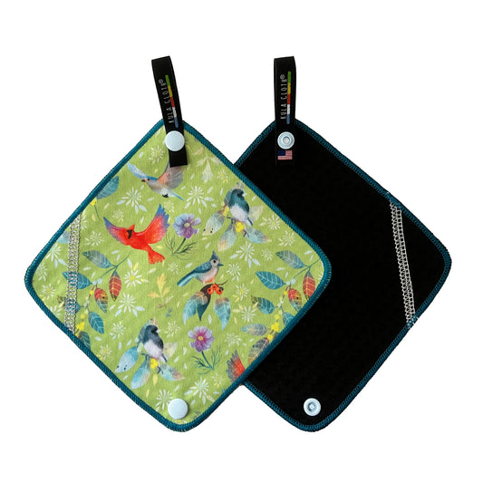 Kula Cloth（クーラクロス）Blooming Birdsong 再利用可能 抗菌ピークロス｜アウトドア衛生ギア