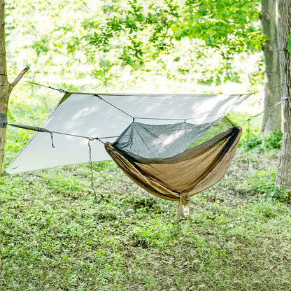 ブッシュクラフト ウルトラライト バグプルーフ ハンモック 2.0 フルセット カーキ グレー Bush Craft Ultralight Bugproof Hammock 2.0 Fullset