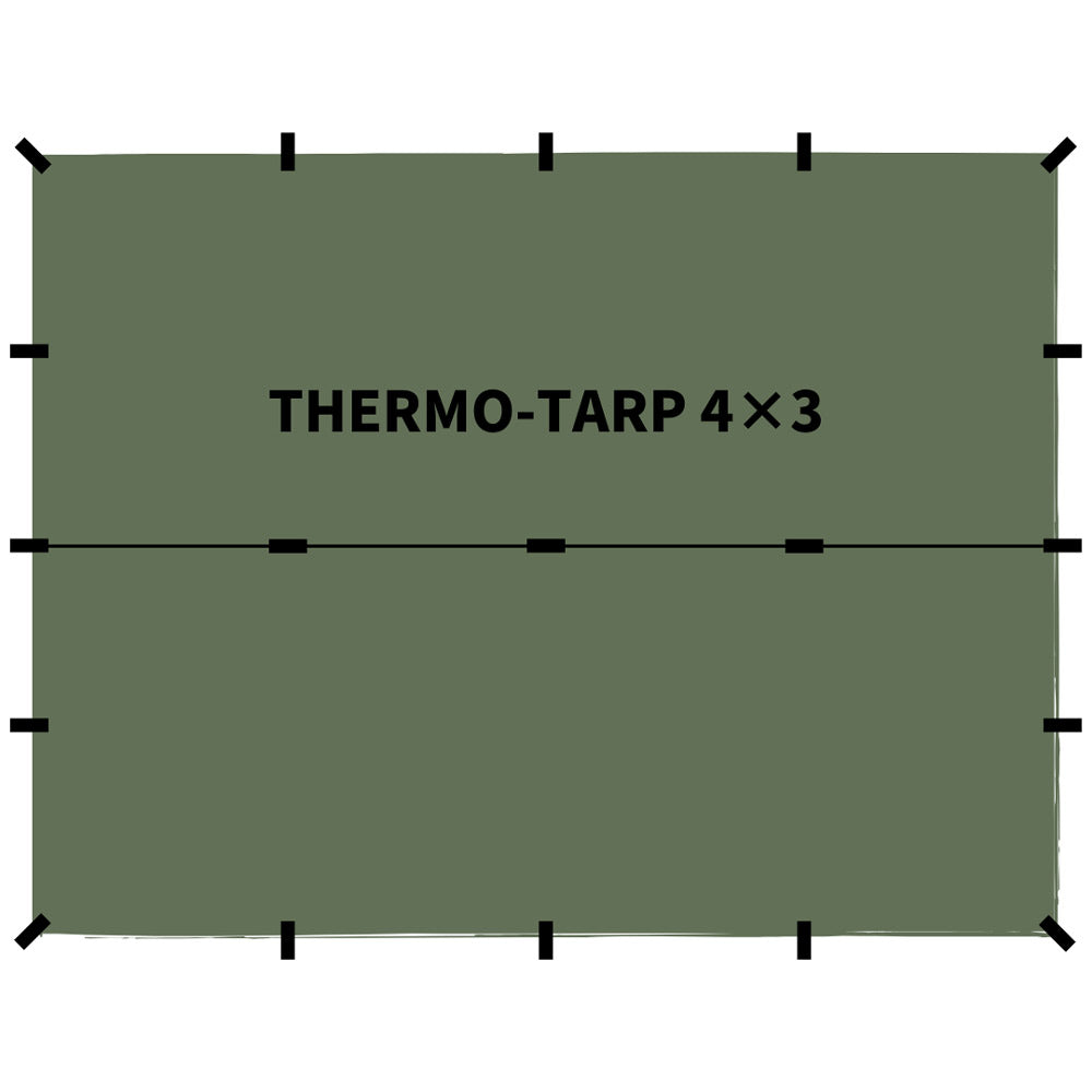 ブッシュメントラベルギア サーモタープ オリーブ BUSHMEN Travel Gear THERMO Tarp olive