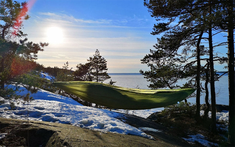 BUSHMEN Travel Gear ULTRALIGHT Hammock green dark olive ブッシュメントラベルギア ウルトラライト ハンモック グリーン ダークオリーブ