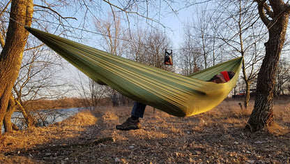 BUSHMEN Travel Gear ULTRALIGHT Hammock green dark olive ブッシュメントラベルギア ウルトラライト ハンモック グリーン ダークオリーブ