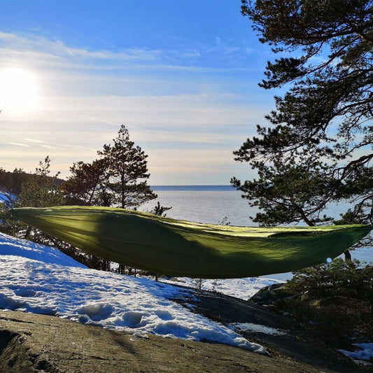 BUSHMEN Travel Gear ULTRALIGHT Hammock green dark olive ブッシュメントラベルギア ウルトラライト ハンモック グリーン ダークオリーブ