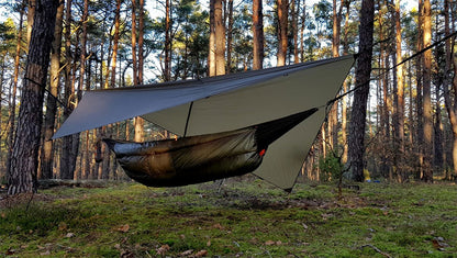 ブッシュメントラベルギア ウルトラライトタープ ダークオリーブ BUSHMEN Travel Gear ULTRALIGHT Tarp dark olive