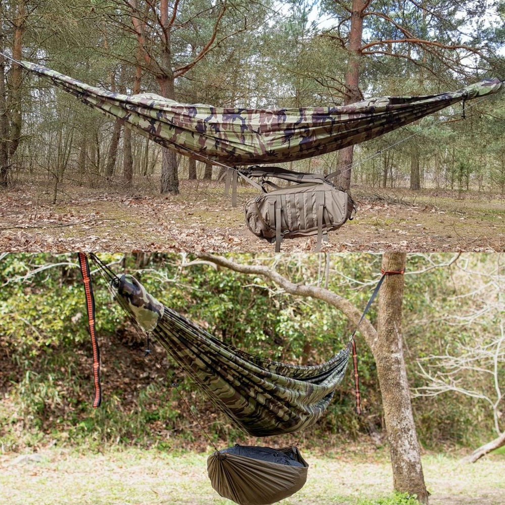 BUSHMEN Travel Gear ZEN Hammock camo ブッシュメントラベルギア ゼン ハンモック カモ カモフラージュ柄ハンモック