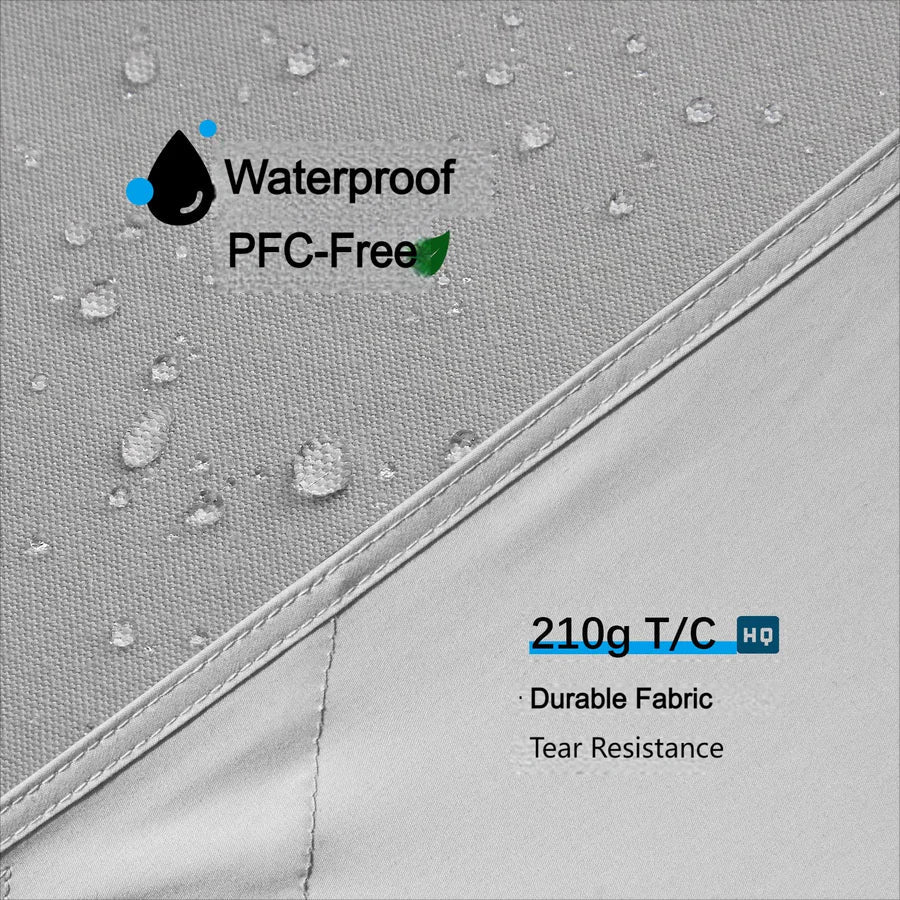 【KingCamp｜キングキャンプ】KHAN パレスプラス テントタープ｜ポリコットン製・450×330cm・スチールポール付き（グレー）