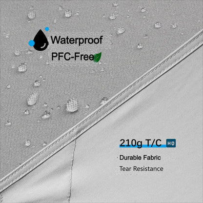 【KingCamp｜キングキャンプ】KHAN パレスプラス テントタープ｜ポリコットン製・450×330cm・スチールポール付き（グレー）