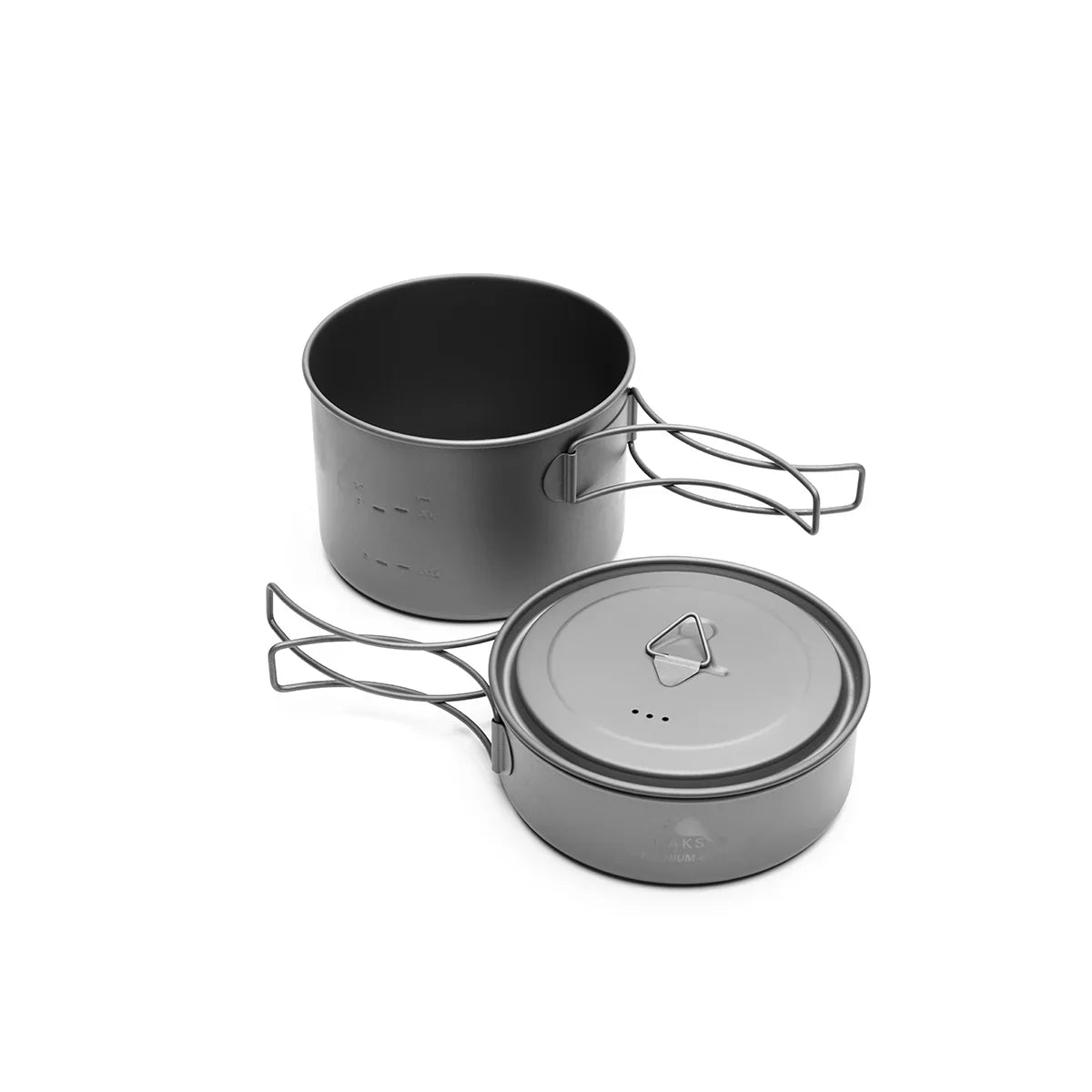 TOAKS（トークス） Titanium Compact Cookset 2PCS チタン コンパクト クックセット 2PCS 800mlポット＆400mlフライパンセット CS-12