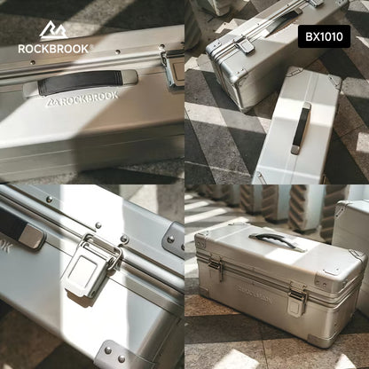 ロックブルック 20L 30L 40L 69L シルバーアルミストレージボックス Rockbrook SLIVER Aluminium Storage Box UltraLite BX1010