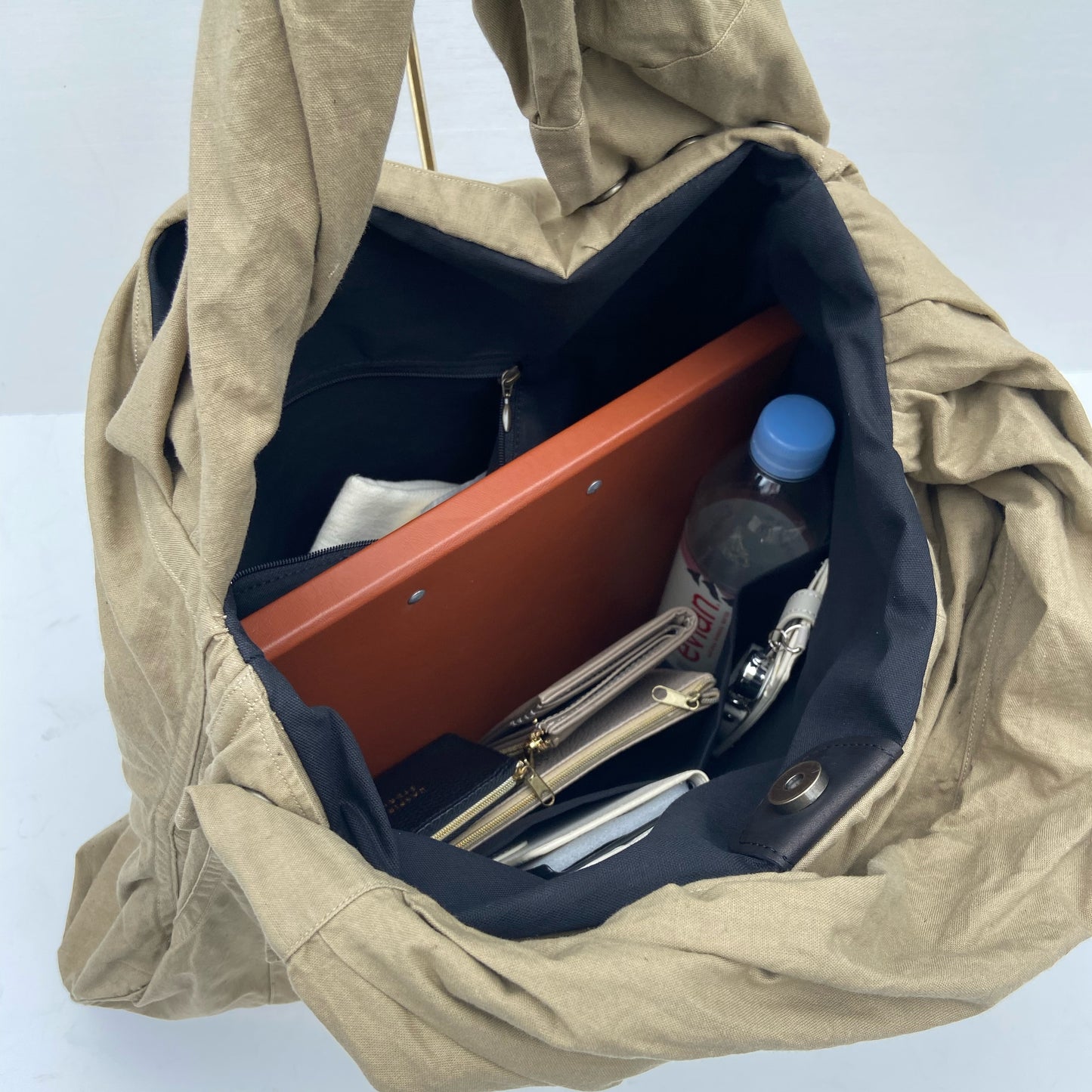 【Yabo】フランス軍ミリタリーリメイク 2WAYショルダーバッグ｜F2ジャケット＆M47チノシャツ使用｜A4対応・ユニセックス可