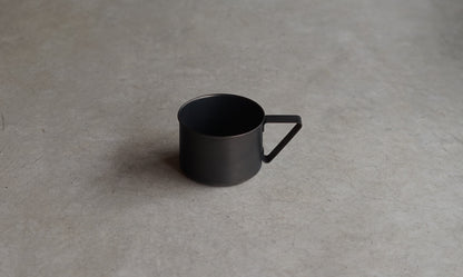 96【KURO】黒染めステンレスマグカップ｜SUS304製｜280ml｜再利用パッケージ付き・食洗機対応｜日本製