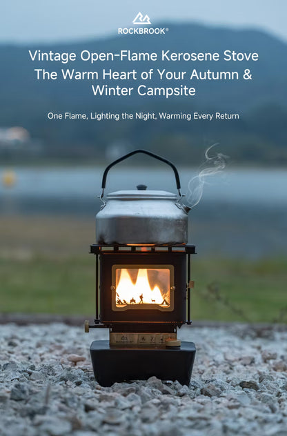 ROCKBROOK ロックブルック ST0000 ヴィンテージ ポータブル 灯油ストーブ Retro Portable Kerosene Heater Stove