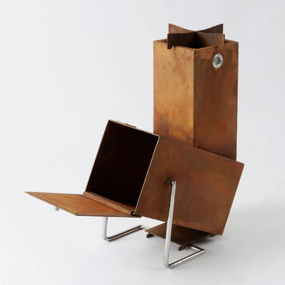 Fe:FRAME ROCKET STOVE｜エフイーフレーム 調理用高火力ストーブ ロケットクックストーブ Black（耐熱黒塗装）Rust（錆び）