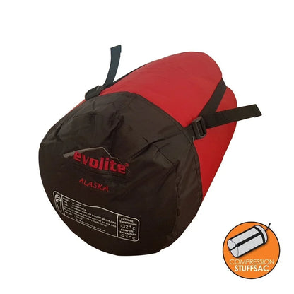 Evolite（エボライト）Alaska Down Sleeping Bag -32°C（アラスカ ダウンシュラフ）800フィル グースダウン