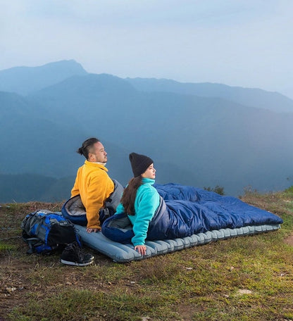 Evolite（エボライト）Camper Pro SQ Connectable Double Sleeping Bag 0°C キャンパープロSQ 2人用連結式化繊シュラフ 2点セット