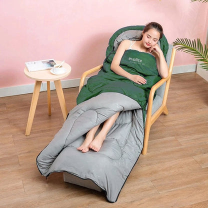 Evolite（エボライト）Camper Pro SQ Connectable Double Sleeping Bag 0°C キャンパープロSQ 2人用連結式化繊シュラフ 2点セット
