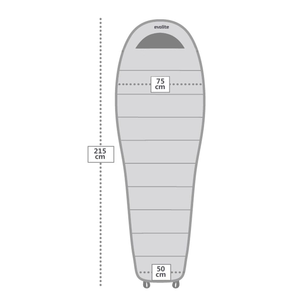 Evolite（エボライト）Cocoon 300 Down Sleeping Bag -12°C コクーン300 ダウンシュラフ