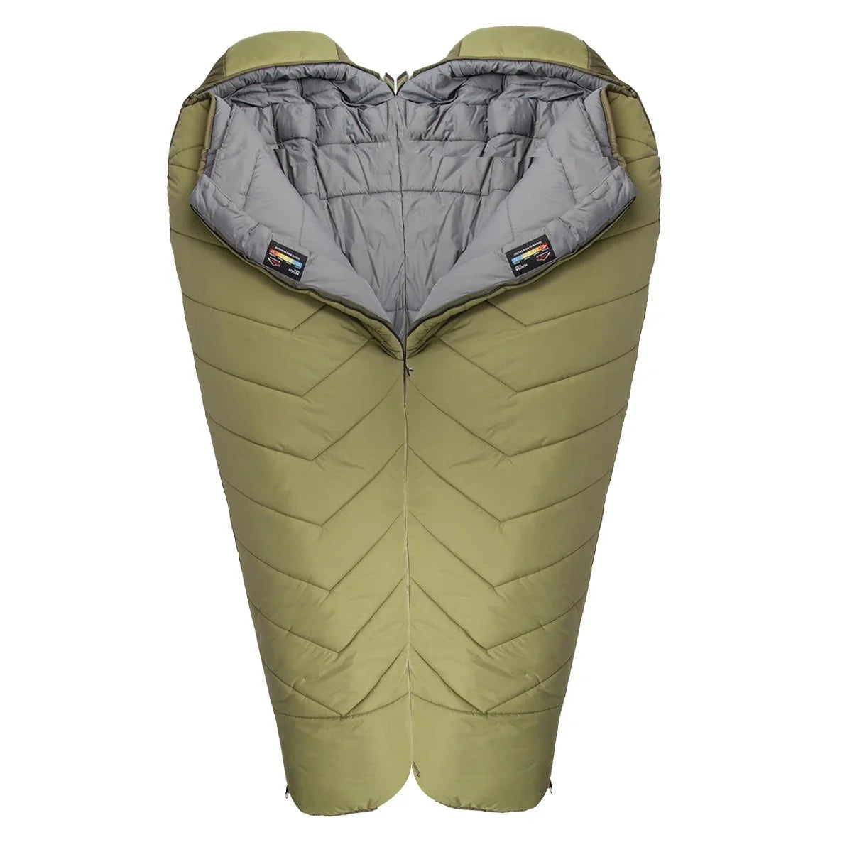 Evolite（エボライト）Hunter Connectable Double Sleeping Bag -32°C ハンター 連結式2人用化繊シュラフ 2個セット