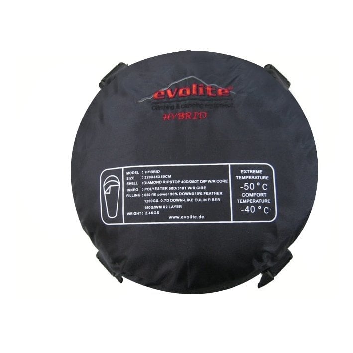 Evolite（エボライト）Hybrid Sleeping Bag -50°C ハイブリッド マミー型ダウンシュラフ