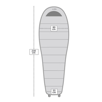 Evolite（エボライト）Nepal Sleeping Bag -8°C ネパール 4シーズン化繊シュラフ