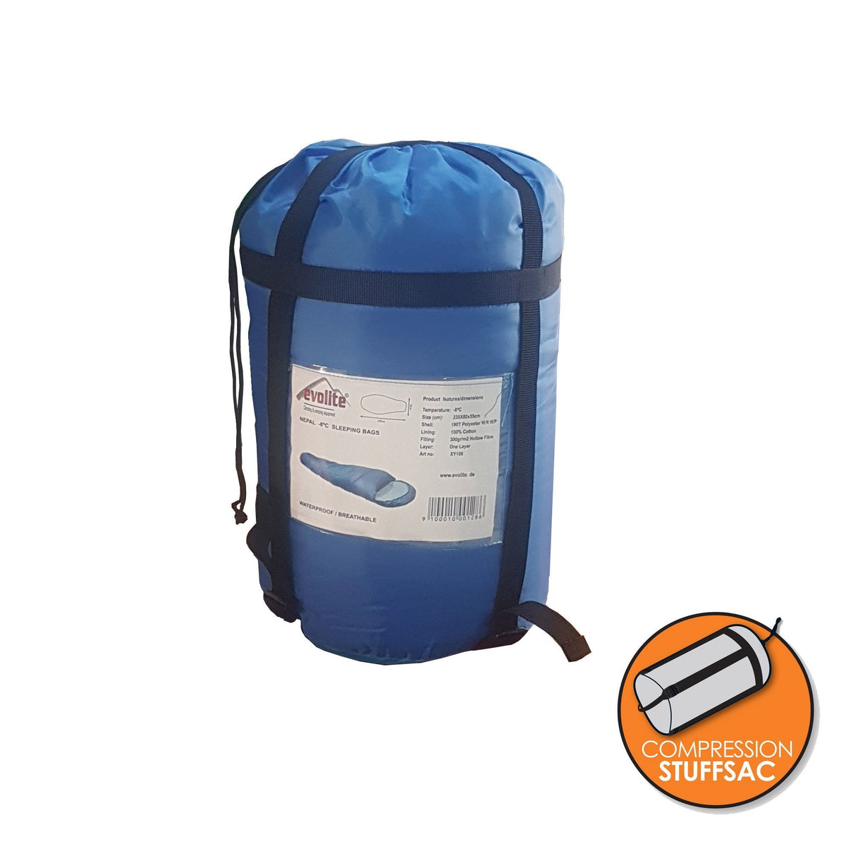 Evolite（エボライト）Nepal Sleeping Bag -8°C ネパール 4シーズン化繊シュラフ