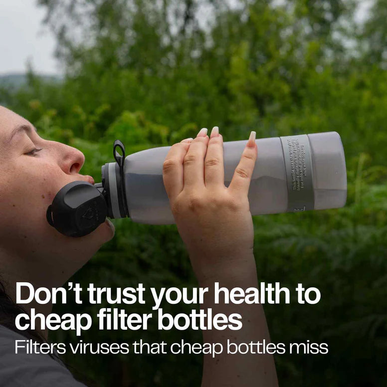 Water to Go（ウォータートゥーゴー） Eco 100cl Active フィルターボトル Jet / Cloud 浄水ボトル 1L