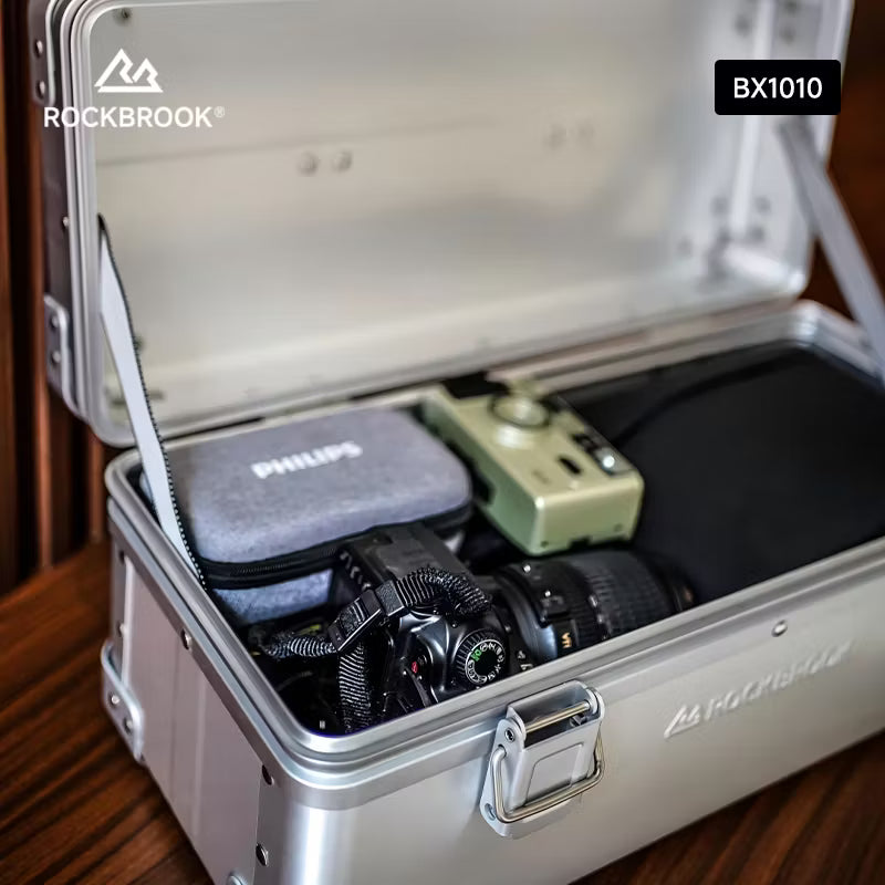 ロックブルック 20L 30L 40L 69L シルバーアルミストレージボックス Rockbrook SLIVER Aluminium Storage Box UltraLite BX1010