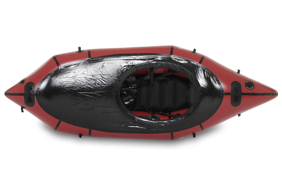 GP General Packraft GP Classic（GP クラシック）ホワイトウォーター対応 パックラフト 1人乗り スプレーデッキ付き ダークレッド