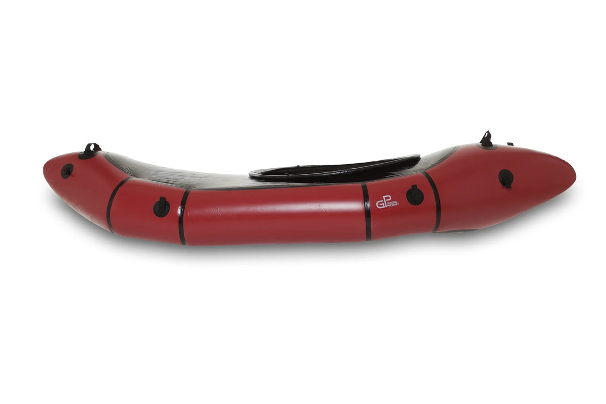 GP General Packraft GP Classic（GP クラシック）ホワイトウォーター対応 パックラフト 1人乗り スプレーデッキ付き ダークレッド