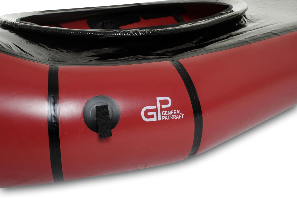 GP General Packraft GP Classic（GP クラシック）ホワイトウォーター対応 パックラフト 1人乗り スプレーデッキ付き ダークレッド