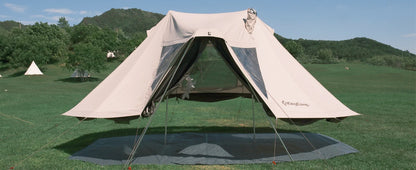 【KingCamp｜キングキャンプ】KHAN パレス専用グランドシート｜防水PE生地 650×410cm