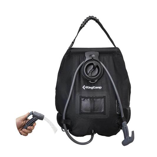 【KingCamp｜キングキャンプ】ポータブルシャワーバッグ 20L｜ソーラー加熱式 アウトドア簡易シャワー