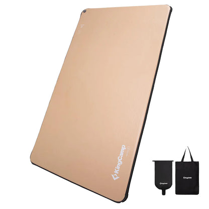 【KingCamp｜キングキャンプ】Flexi Rest 5.0 Plus｜ワイドシングル インフレーターマット 200×110×5cm（カーキ）
