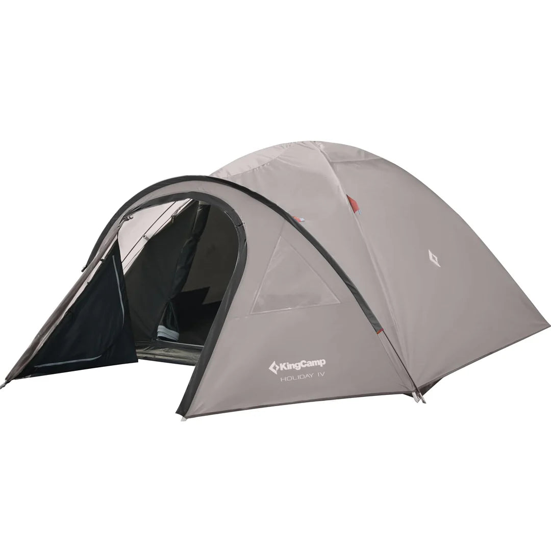 【KingCamp｜キングキャンプ】ドームテント拡張テント 2〜4人用｜前庭付き・4シーズン対応（ベージュ／グリーン）