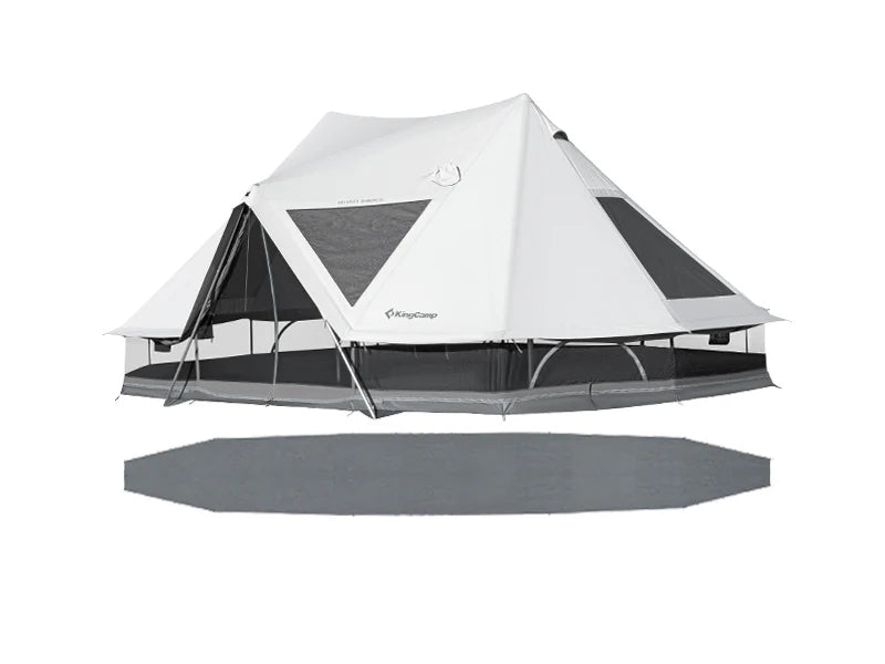 【KingCamp｜キングキャンプ】KHAN パレス専用グランドシート｜防水PE生地 650×410cm