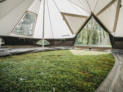 【KingCamp｜キングキャンプ】KHAN パレス専用グランドシート｜防水PE生地 650×410cm