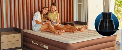 【KingCamp｜キングキャンプ】AIR PUMP｜電動エアーポンプ USB充電式 4種類ノズル付き