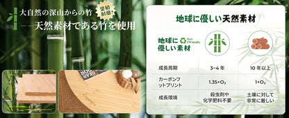 【KingCamp｜キングキャンプ】3-Folding Bamboo Table｜竹製丸型3つ折りテーブル 95cm φ（高さ30〜40cm調整可能）