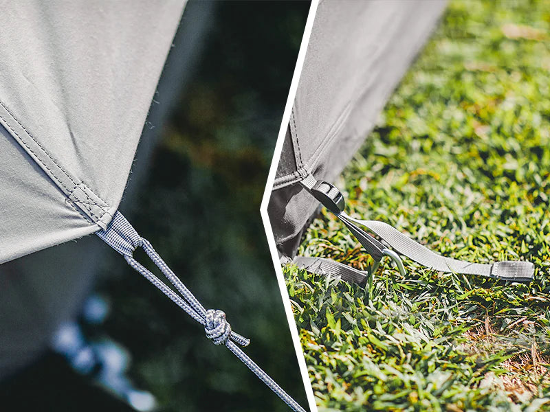 【KingCamp｜キングキャンプ】Khan Palace｜グレー｜超大型T/Cグランピングテント（煙突穴付・二重構造）