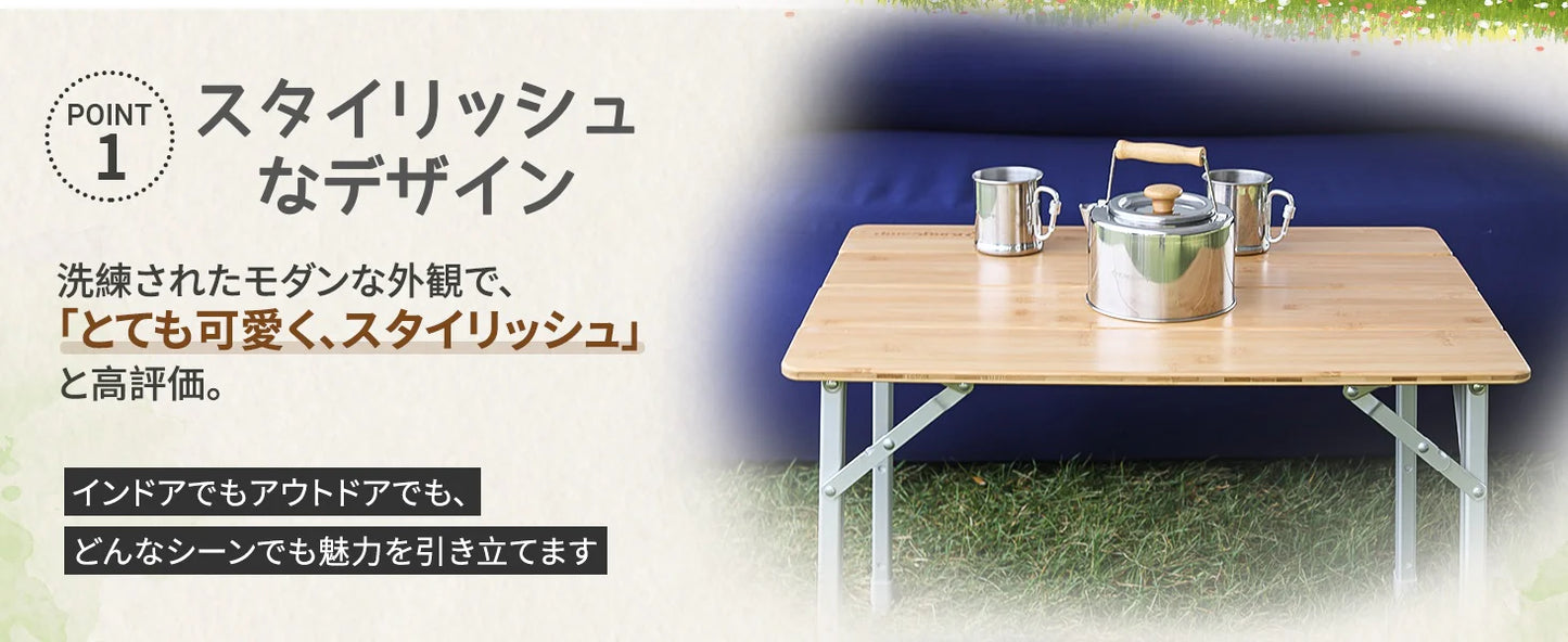 【KingCamp｜キングキャンプ】SKYWALKER KETTLE 1.2L｜竹製ハンドル付き ステンレスケトル コーヒー＆ティーポット