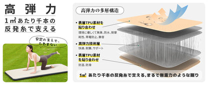 【KingCamp｜キングキャンプ】Flexi Rest 5.0｜シングルサイズ インフレーターマット 200×75×5cm（カーキ）