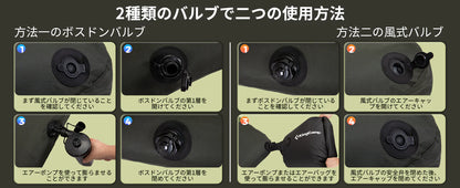 【KingCamp｜キングキャンプ】Gorgeous Double 17｜極厚ダブルエアーマット 201×141×17cm（マットカバー付き）