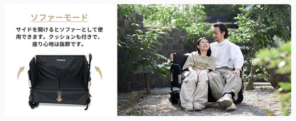 【KingCamp｜キングキャンプ】SUPER WAGON｜アウトドア 3WAYキャリーワゴン ソファ＆ベッド変形対応