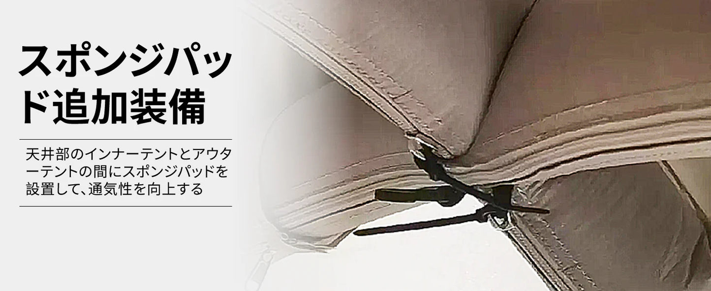 【KingCamp｜キングキャンプ】【2025 NEW】Air Park｜2人用充気式テント｜40秒設営・UVカット・防水3000mm+