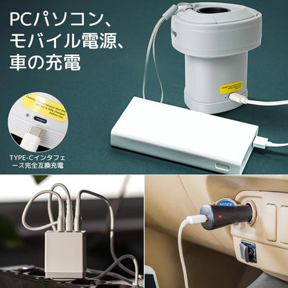 【KingCamp｜キングキャンプ】AIR PUMP｜電動エアーポンプ USB充電式 4種類ノズル付き