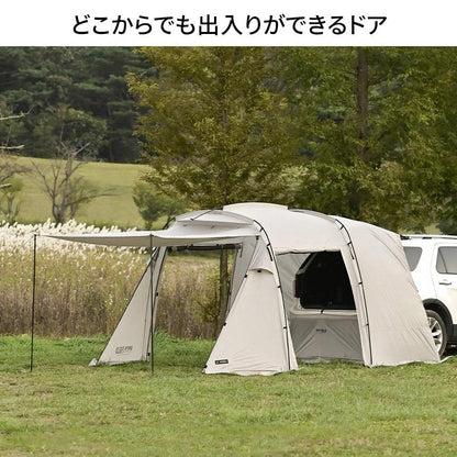 KZM ロックフィールドキャビンテント 車中泊テント テント 車中泊 2～3人用 カズミ アウトドア KZM OUTDOOR ROCK FIELD DOCKING TENT