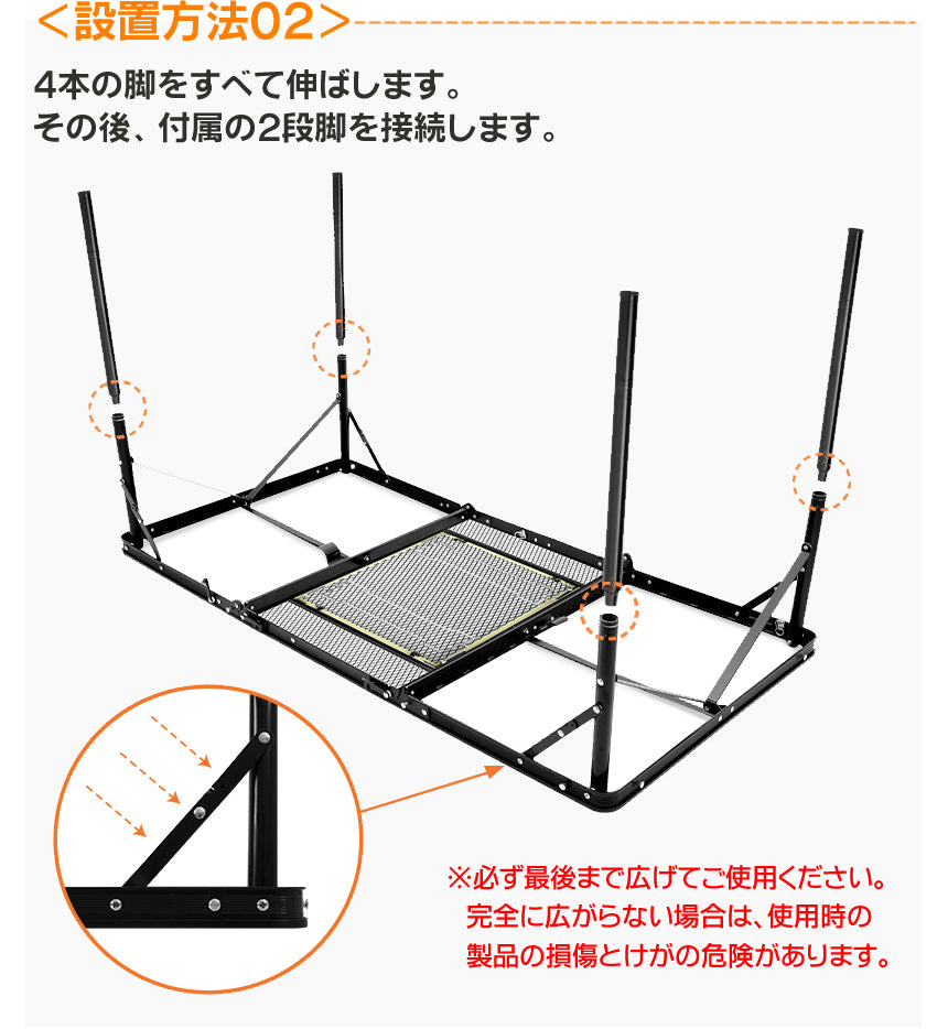 KZM コネクト3折りたたみBBQテーブル 折りたたみテーブル 3折 4段階 高さ調整 ハイ ロー インフィニティシステム 連結 カズミ アウトドア KZM OUTDOOR