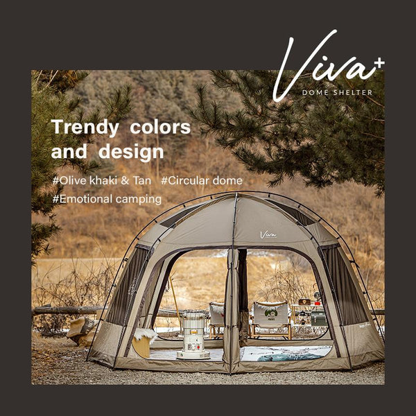 KZM OUTDOOR VIVA DOME SHELTER＋ SAND KZM ビバドームシェルター