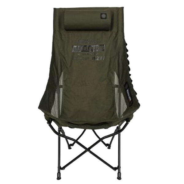 KZM フィールドトレッカーチェア ハイ ブラック オリーブカーキ 収納バッグ付き カズミ アウトドア KZM OUTDOOR FIELD TREKKER CHAIR HIGH TYPE