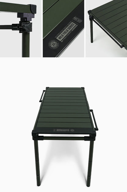 KZM フィールドトップテーブル Sサイズ 折りたたみ 3段階 コンパクト カズミ アウトドア KZM OUTDOOR FIELD TOP TABLE S